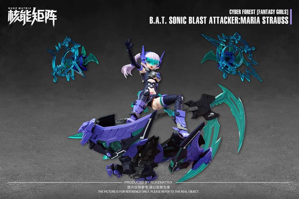 Mô hình lắp ráp Nuke Matrix CF07 CYBER FOREST BAT SONIC BLAST ATTACKER MARIA STRAUSS Fantasy Girls