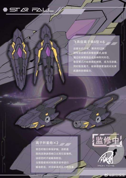 Mô hình lắp ráp Iron Toys MG 1/100 TC-003 Star Fall Metal Frame Alloy Skeleton