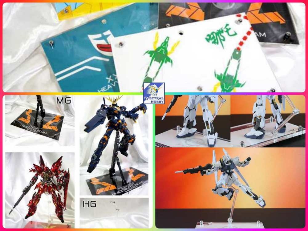 Đế giá đỡ action base MICA Exia Dynames Kyrios 00 Raiser 7s Virute Amazing Dark master gundam MG HG RG các loại