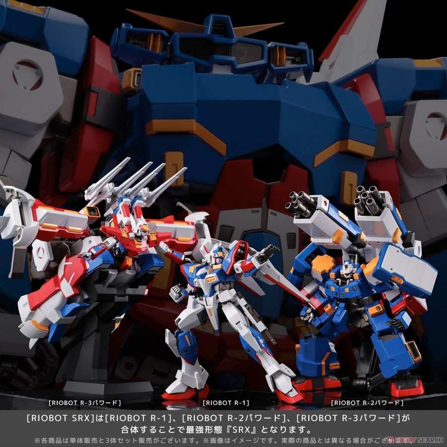 Mô hình RIOBOT Super Robot Wars OG Henkei Gattai SRX R-1 R-2 R-3 team