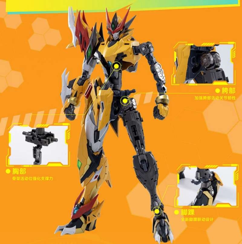 Mô hình lắp ráp MG 1/100 MNP-XH01 BAI QI Motor Nuclear BaiQi