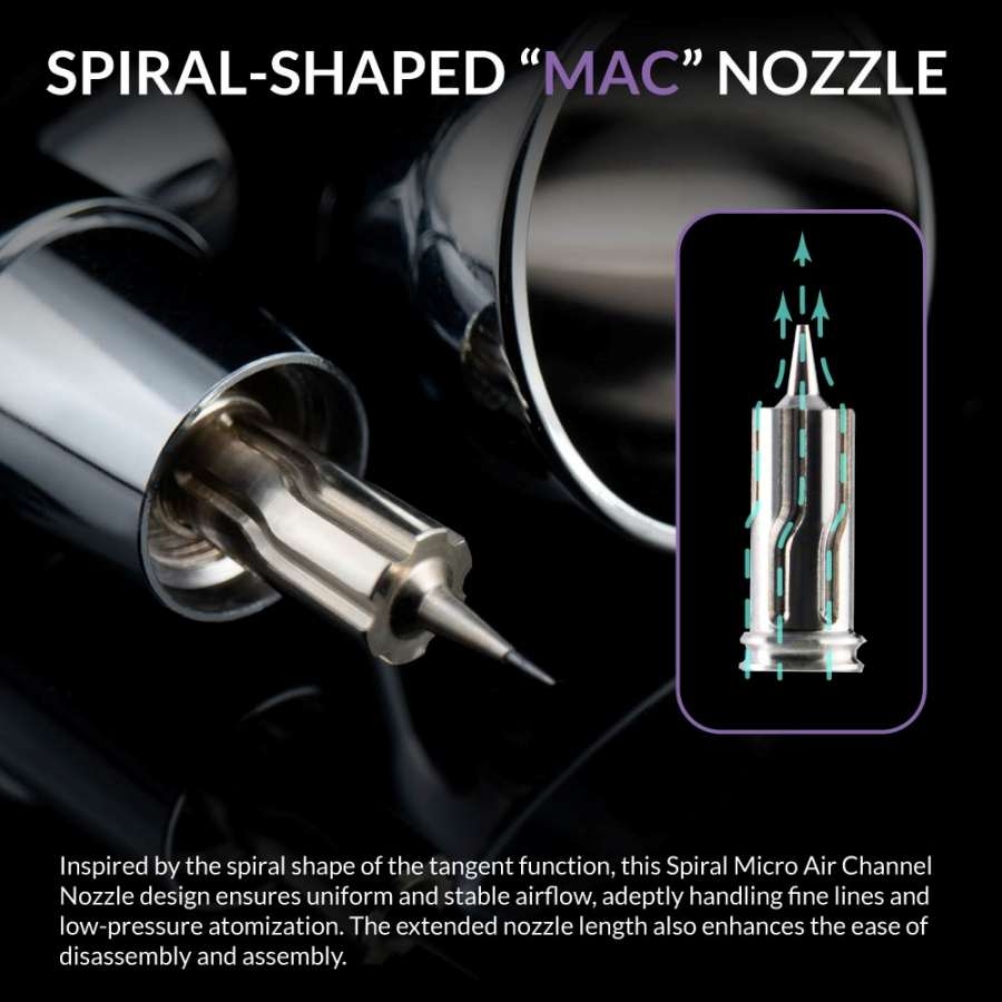 Bút sơn mô hình Mobius 0.3mm 0.2mm Gaahleri Airbrush Premium Series