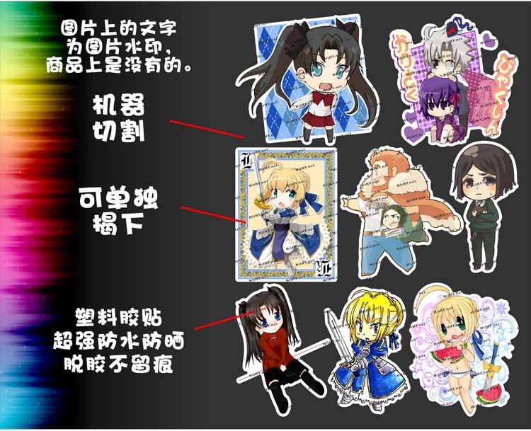 Decal lụa silk sticker F0362-17 Neon Genesis Evangelion eva anime computer guitar mobile phone travel trolley case