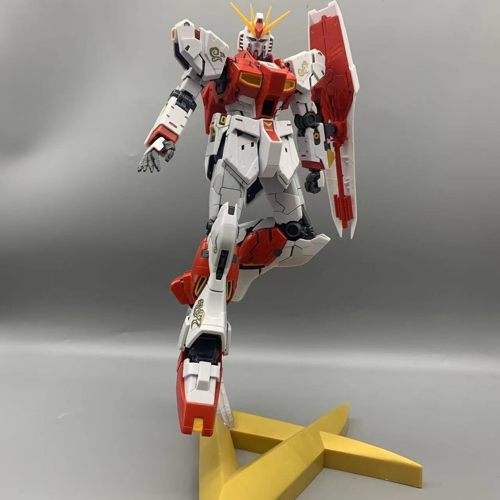 Mô hình lắp ráp MG 1/100 Nu ver.KA RX93 red double fin funnel kèm Base + Decal 6619 Daban