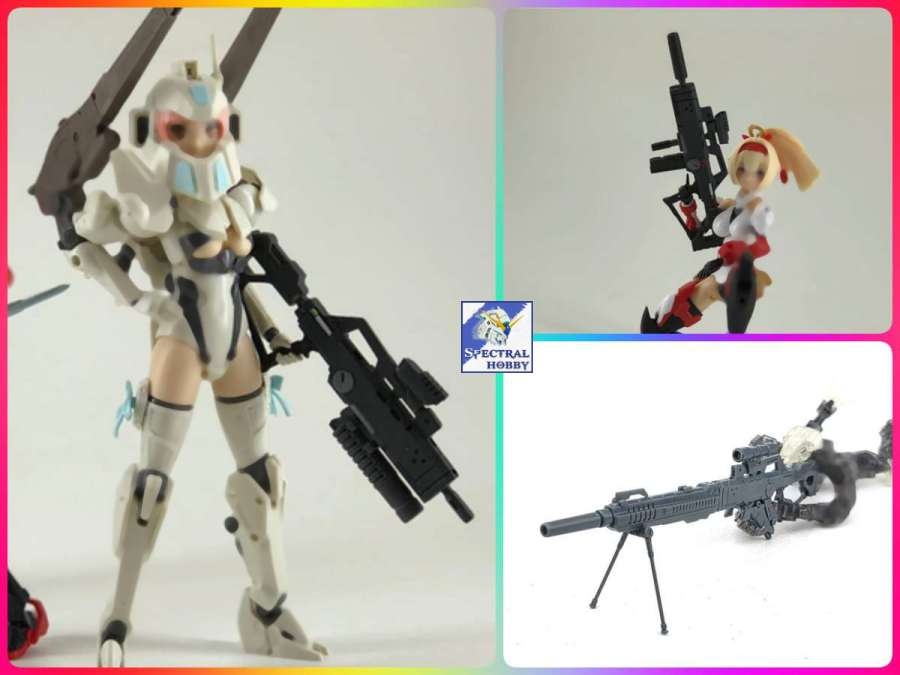 Phụ kiện Weapon Combination Long Rifle Custom cho HG RG 1/144 sazabi moon các loại gundam