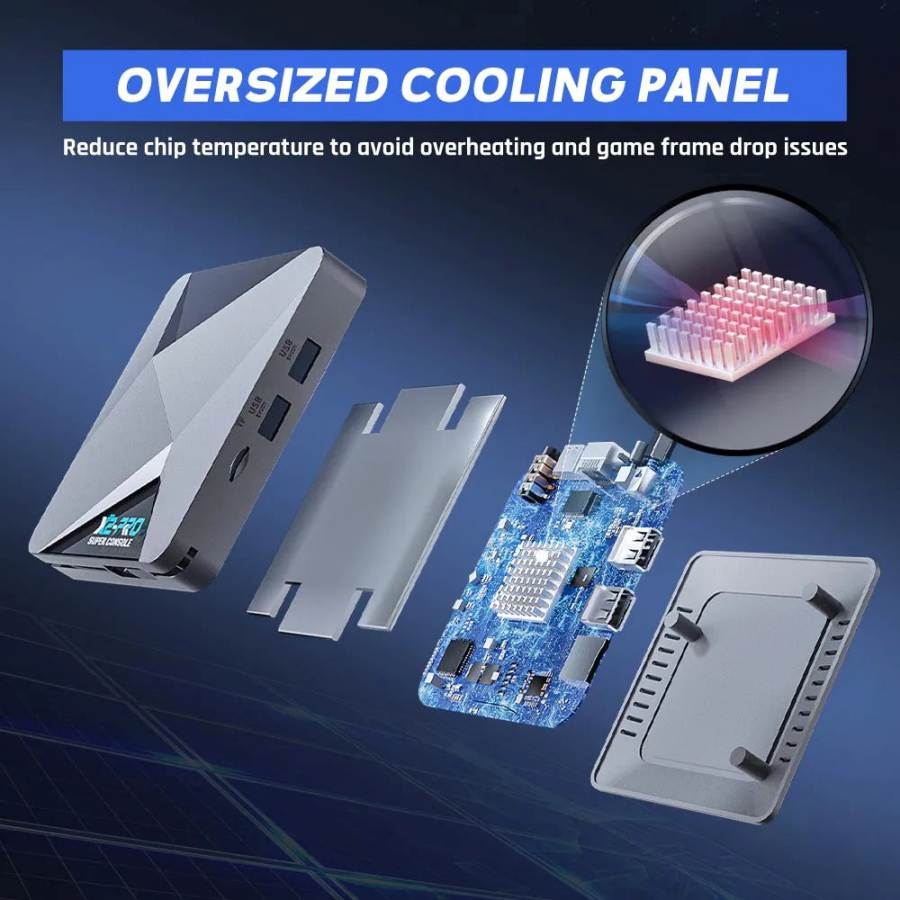 Máy chơi game cổ retro Super Console X2 Pro Wireless N64/PS1/PSP/SEGA/SNES/MAME..