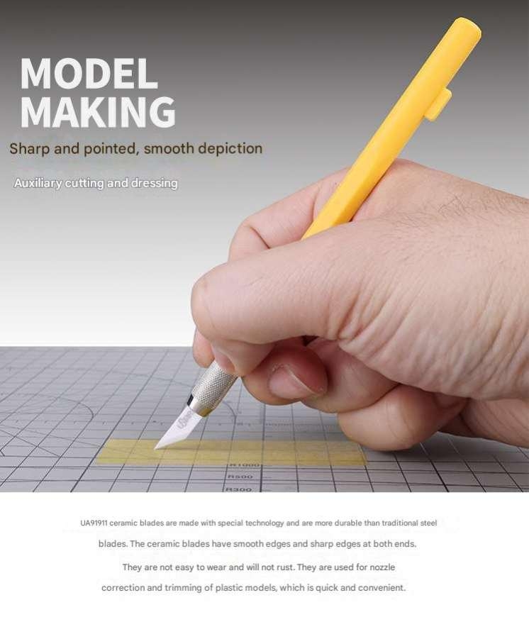 Bộ 3 dao sứ USTAR siêu bén không gỉ UA91911 Craft Cutter Pen Knife Ceramic Blades