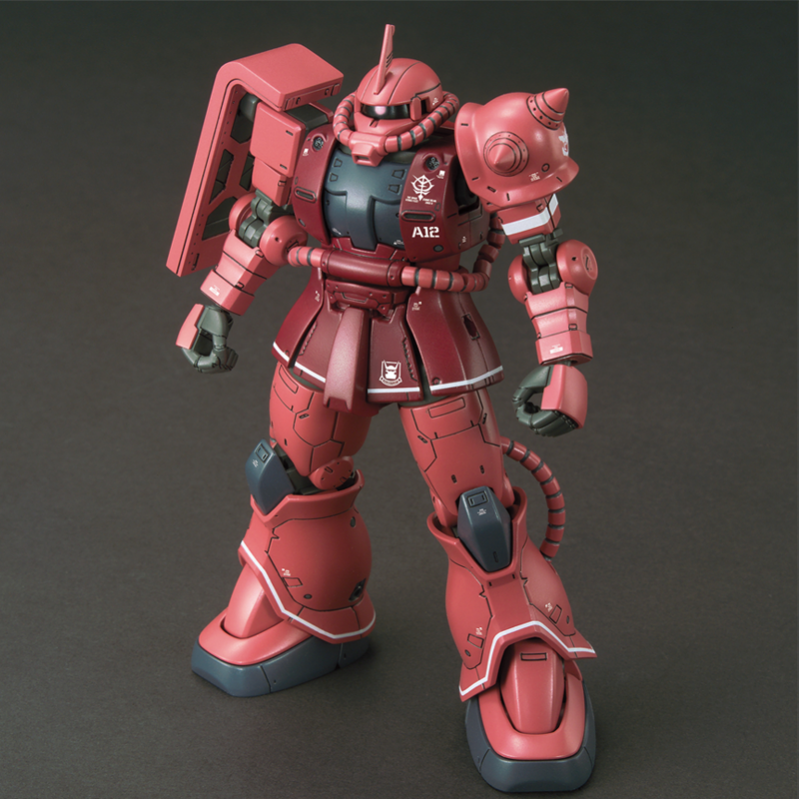 Mô hình lắp ráp HG 1/144 Zaku II MS-06S Red Comet 024 Gaogao DUIJUE