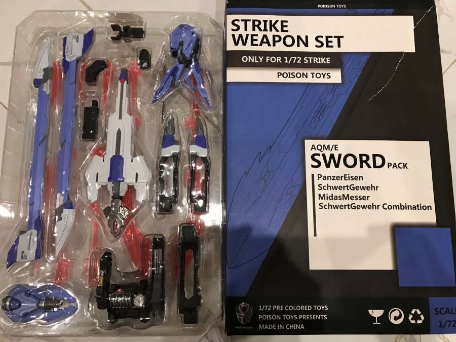Mô hình MB Sword/Launcher pack cho Strike 1/72 Poisontoys Moshow (không kèm gundam)