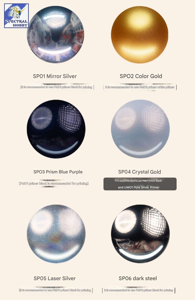 Sơn mô hình Alchemy Paint Fantasy Chrome Silver Prestige Gold - pha sẵn