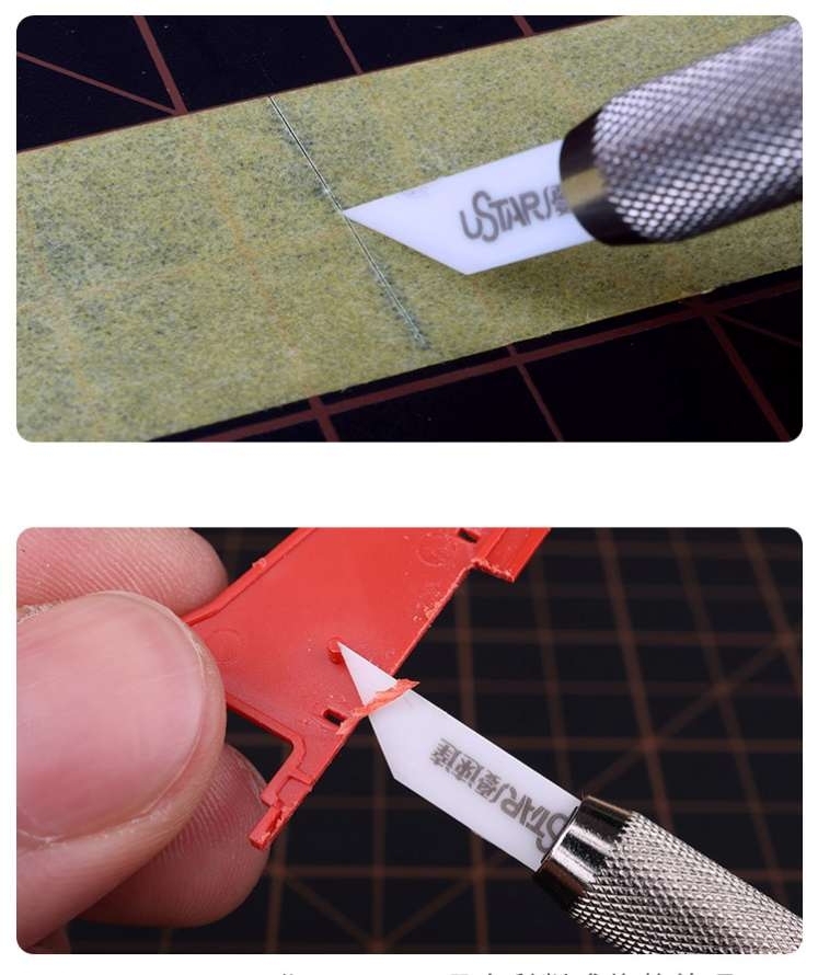 Bộ 3 dao sứ USTAR siêu bén không gỉ UA91911 Craft Cutter Pen Knife Ceramic Blades