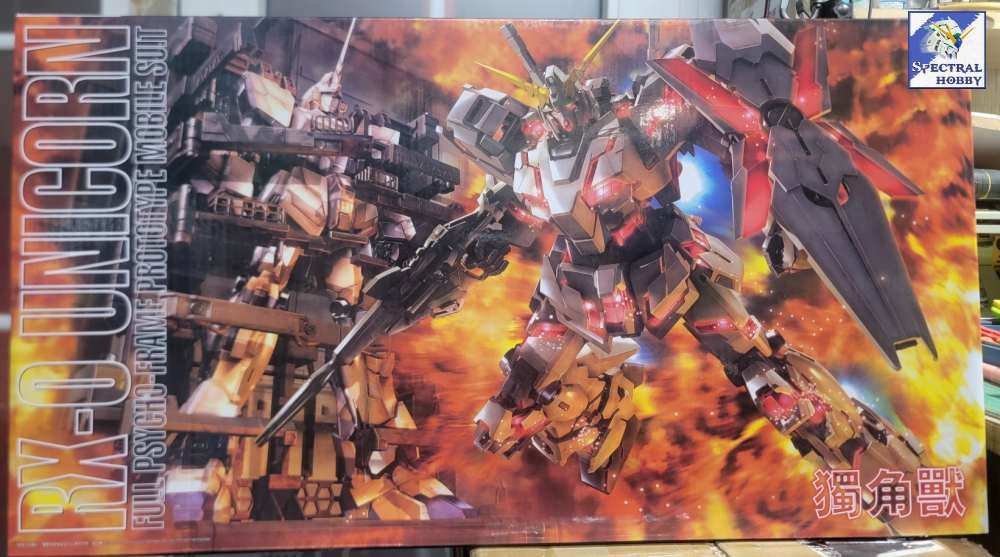 Mô hình lắp ráp MG 1/100 Unicorn Gundam + MS Cage 6636 Daban