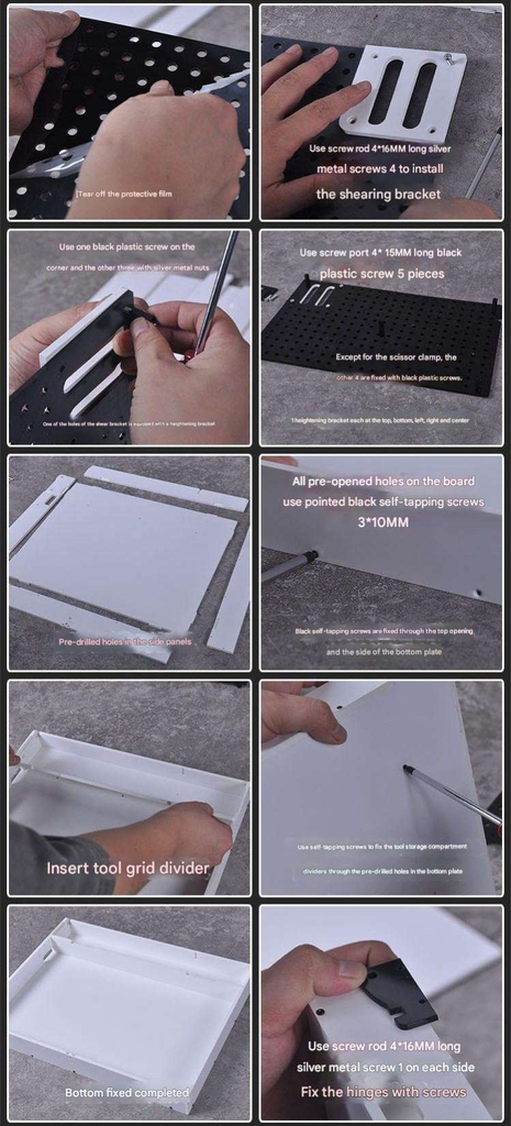 Phụ kiện bàn làm việc lắp ráp mô hình tool box cabinet workbench table - Cormake