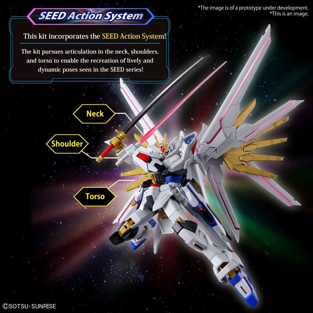 Mô hình lắp ráp HG 1/144 MIGHTY STRIKE FREEDOM GUNDAM - BANDAI