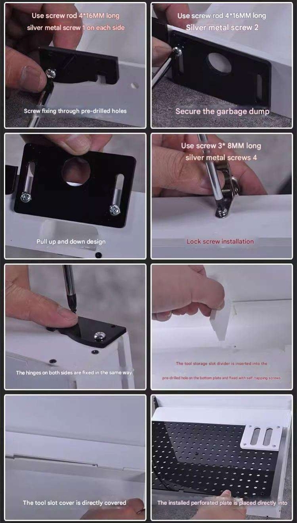 Phụ kiện bàn làm việc lắp ráp mô hình tool box cabinet workbench table - Cormake