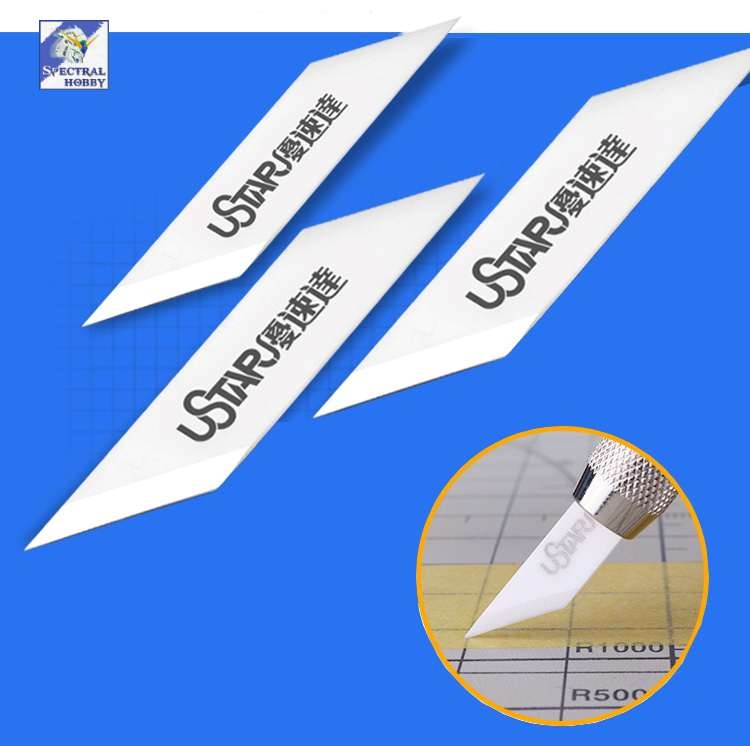 Bộ 3 dao sứ USTAR siêu bén không gỉ UA91911 Craft Cutter Pen Knife Ceramic Blades