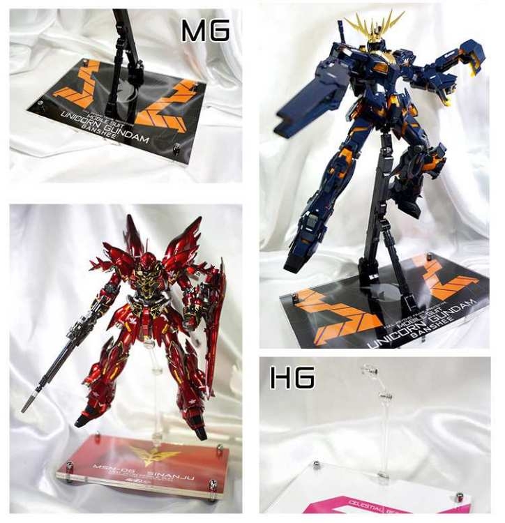 Chân đế action base mica logo Astray Red Blue Sengoku PG MG HG RG SD các loại