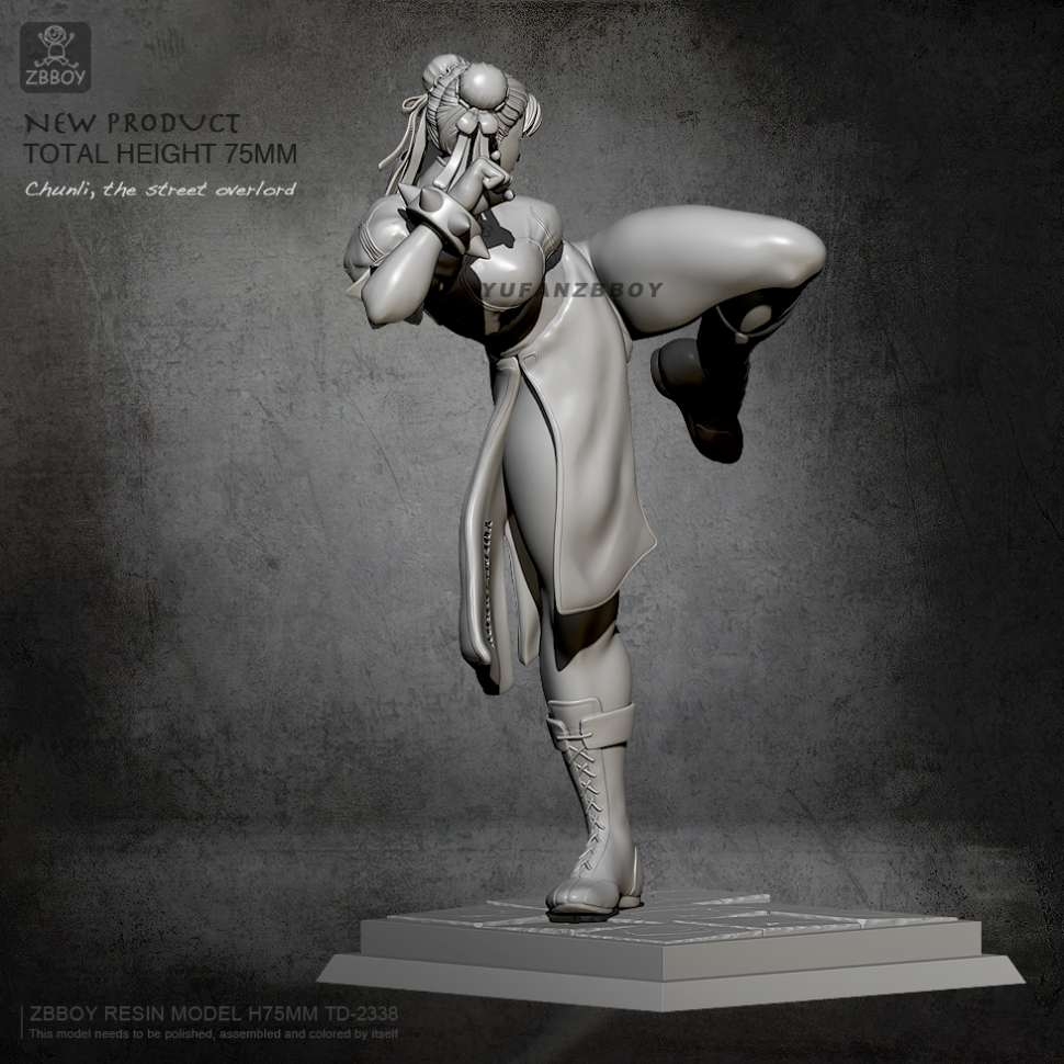 Mô hình Resin Chunli Chun-li Street Fighter 75mm TD2338