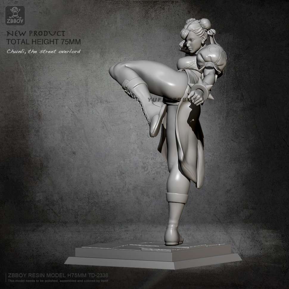 Mô hình Resin Chunli Chun-li Street Fighter 75mm TD2338