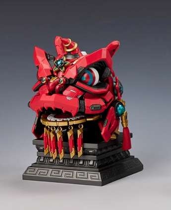 Mô hình lắp ráp đầu lân sư tử MS General MP01 Lion Dance