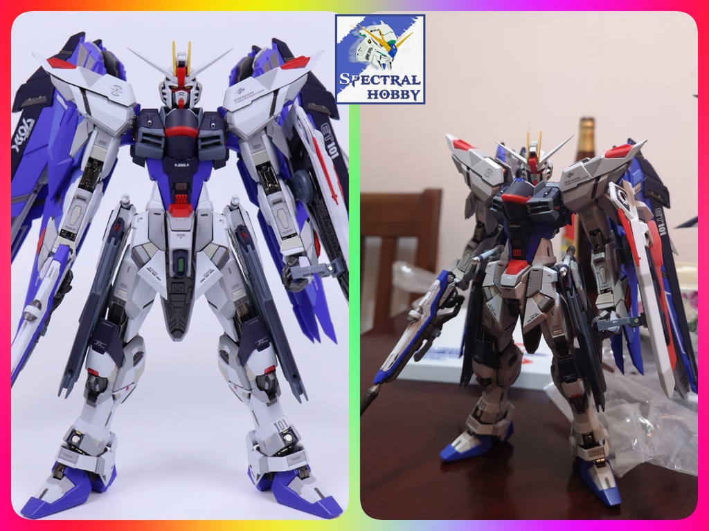 Mô hình MC MB 1/100 Metal Build Gundam Freedom 2.0 Infinite Dimension ver action figure