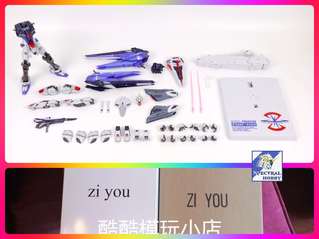 Mô hình MC MB 1/100 Metal Build Gundam Freedom 2.0 Infinite Dimension ver action figure