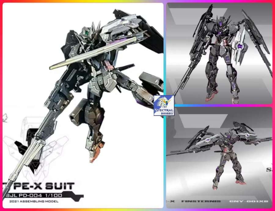 Phụ kiện mô hình SJL MG 1/100 weapon shield type X suit PD004