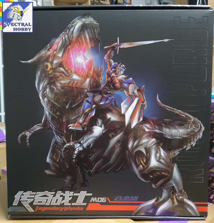 Mô hình Transformer Weijiang Alloy Version SS Grimlock Steel Tyrannosaurus Rex Dinosaur M06