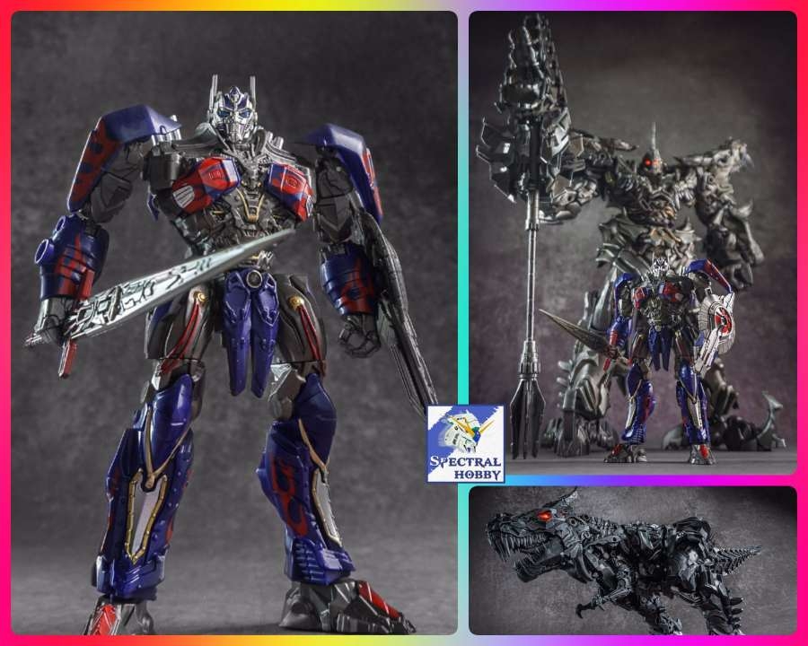 Mô hình Transformer Weijiang Alloy Version SS Grimlock Steel Tyrannosaurus Rex Dinosaur M06