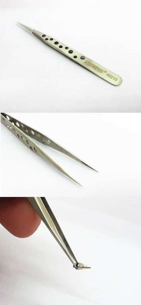 Dụng cụ nhíp gắp gundam tool mô hình - nhíp ngược cong dẹt nhọn manwah ustar các loại