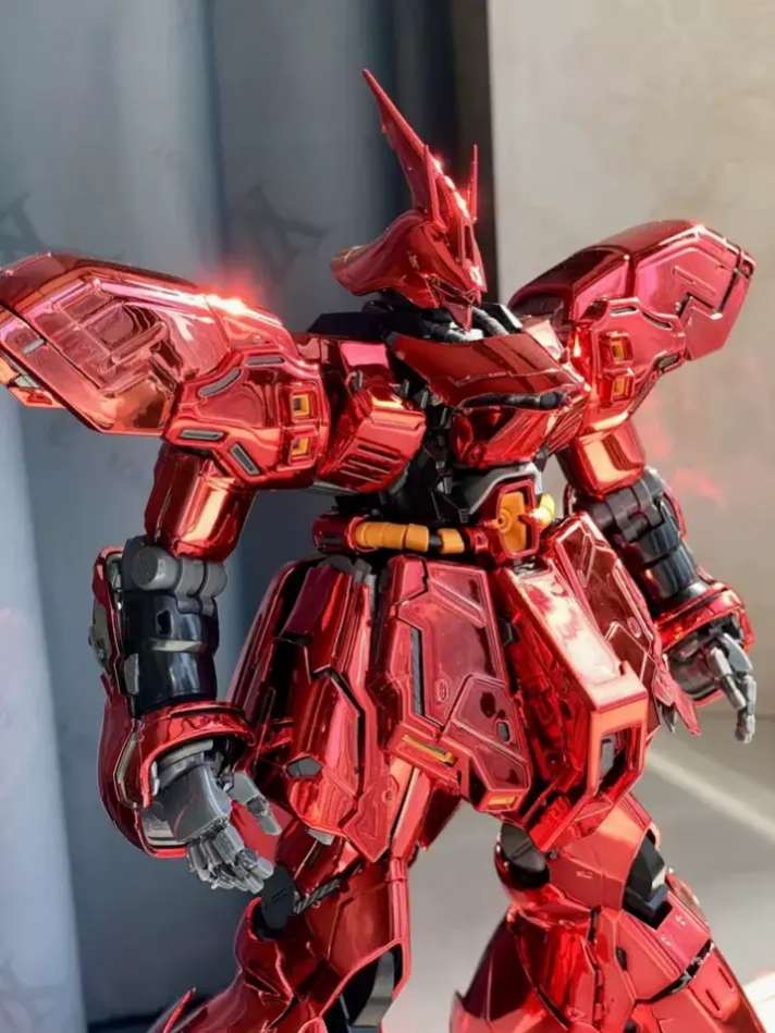 Mô hình lắp ghép MG 1/100 Sazabi Ver.Ka mirror electroplating gundam Daban 6631SE (decal+led)