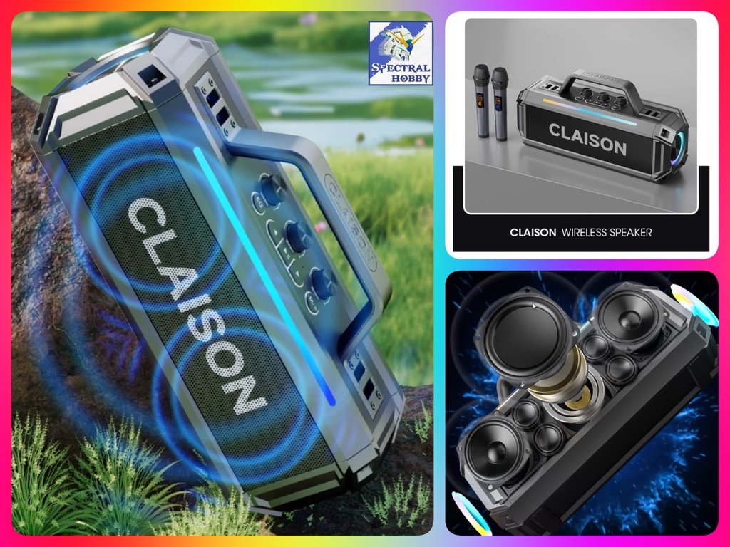 Loa Bluetooth Không Dây CLAISON T91 Karaoke Wireless Bluetooth Speaker Professional Charging Portable