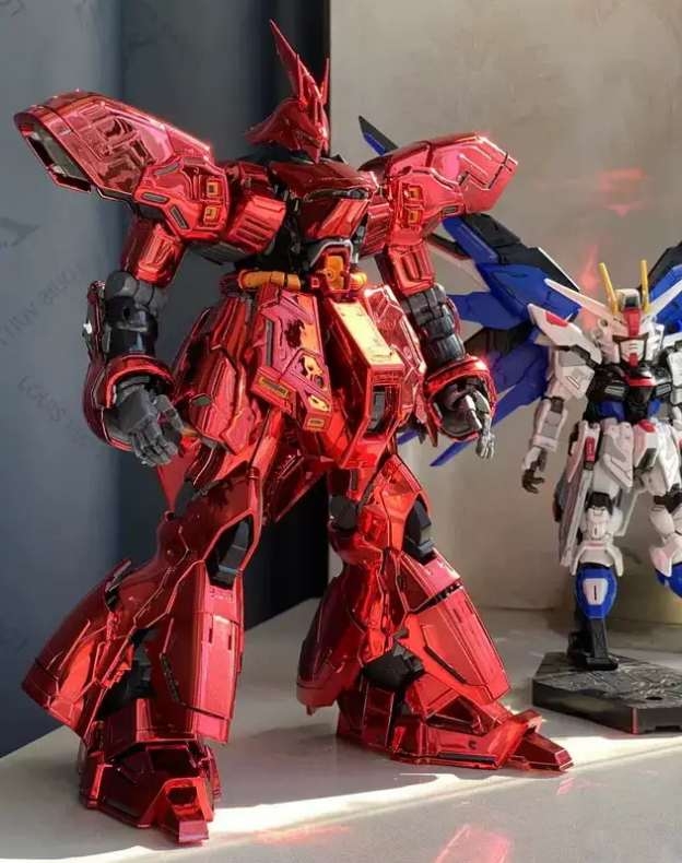 Mô hình lắp ghép MG 1/100 Sazabi Ver.Ka mirror electroplating gundam Daban 6631SE (decal+led)