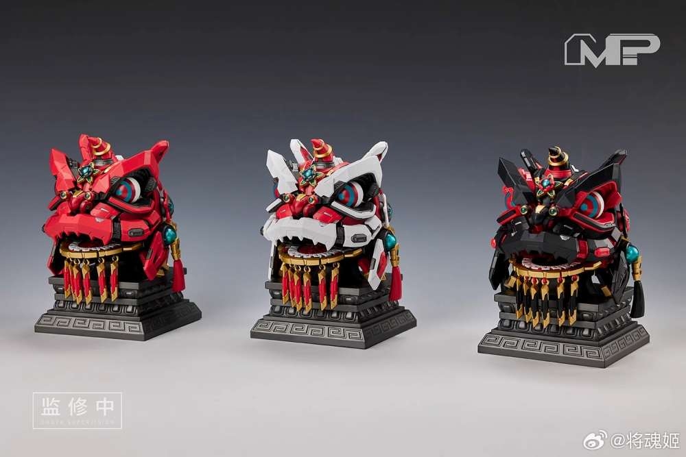 Mô hình lắp ráp đầu lân sư tử MS General MP01 Lion Dance