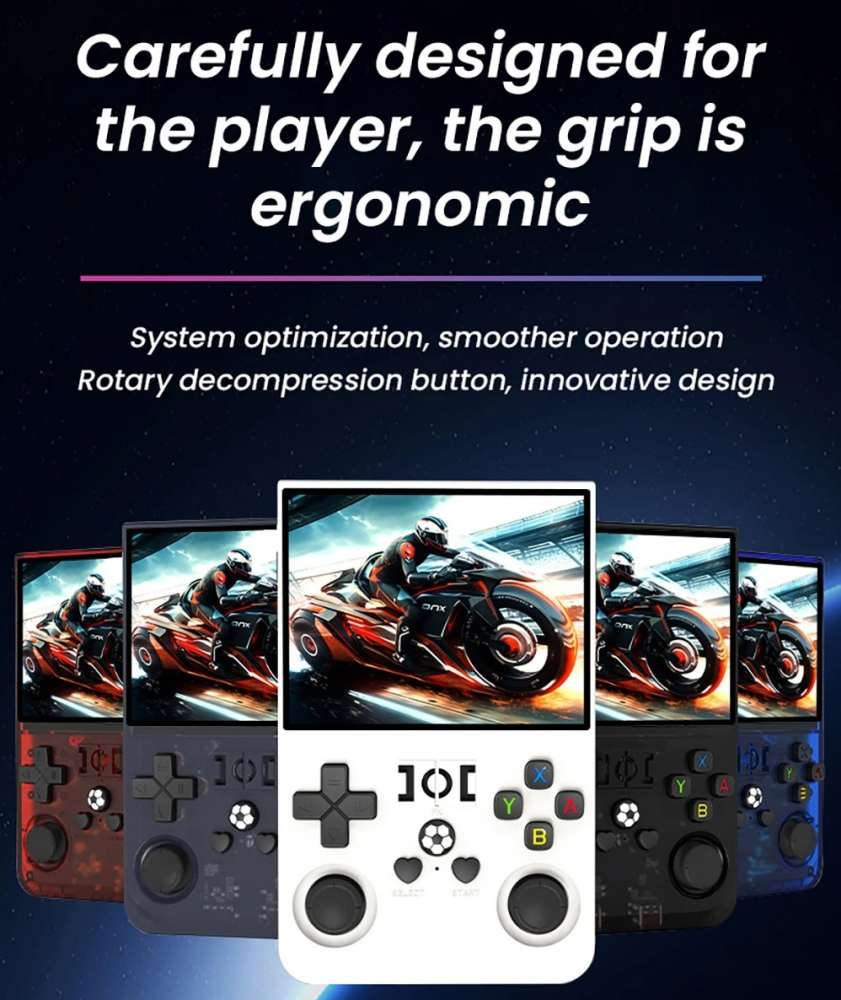 Máy chơi game R36 PRO MAX Retro Handheld Console 3.5 4.0 Inch Screen