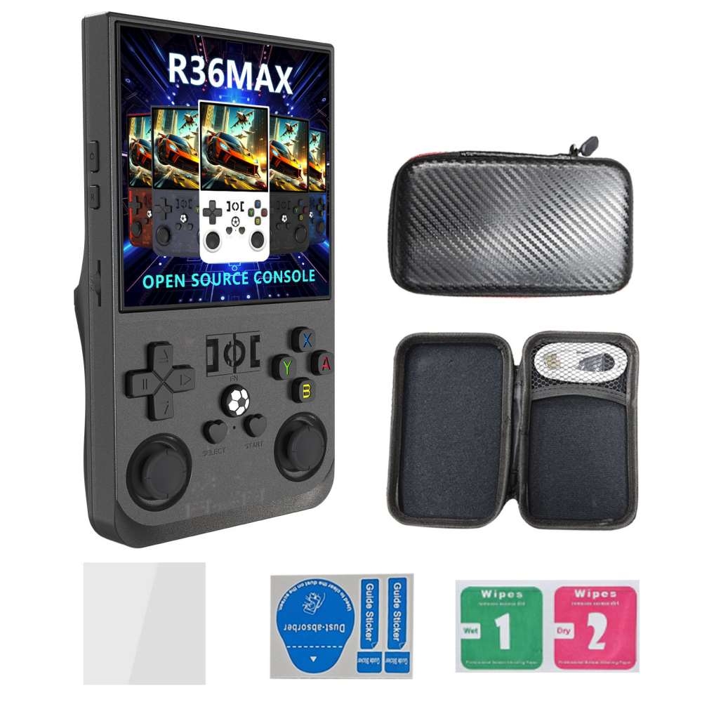 Máy chơi game R36 PRO MAX Retro Handheld Console 3.5 4.0 Inch Screen
