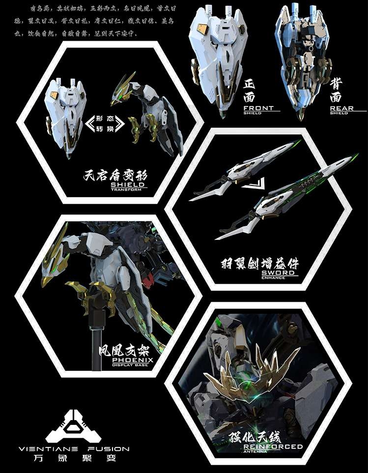 Mô hình lắp ráp MG 1/100 White Phoenix backpack Apocalypse Vientiane Fusion