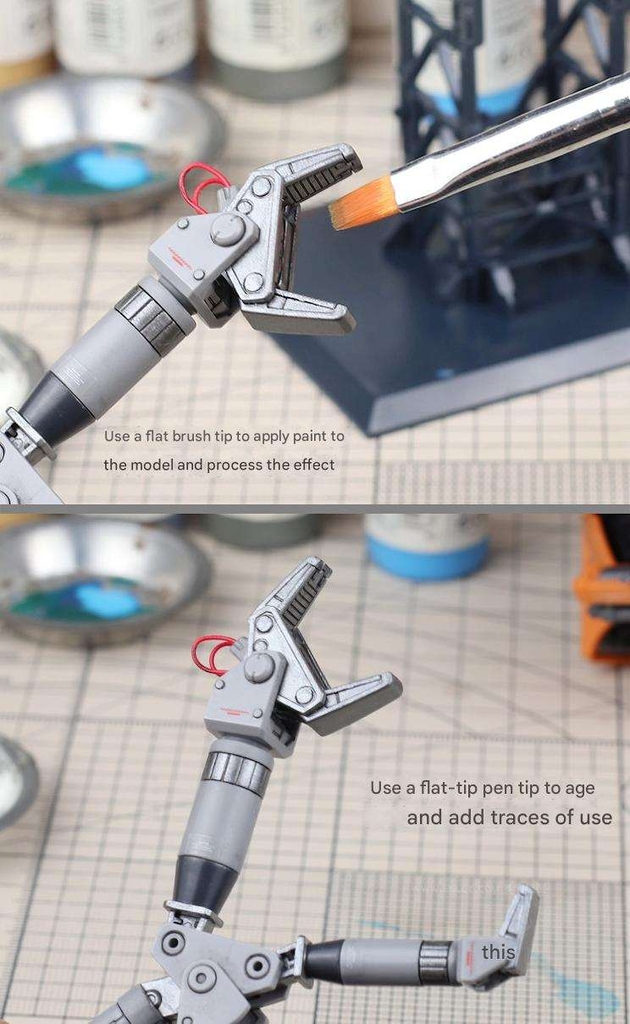 Bút lông cọ vẽ mô hình USTAR pen draw brush hobby tool series