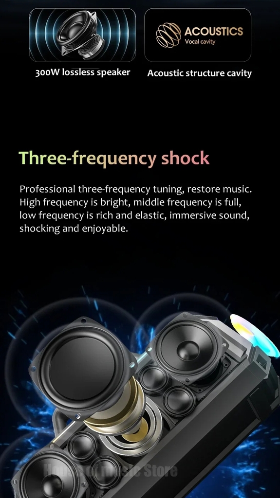 Loa Bluetooth Không Dây CLAISON T91 Karaoke Wireless Bluetooth Speaker Professional Charging Portable