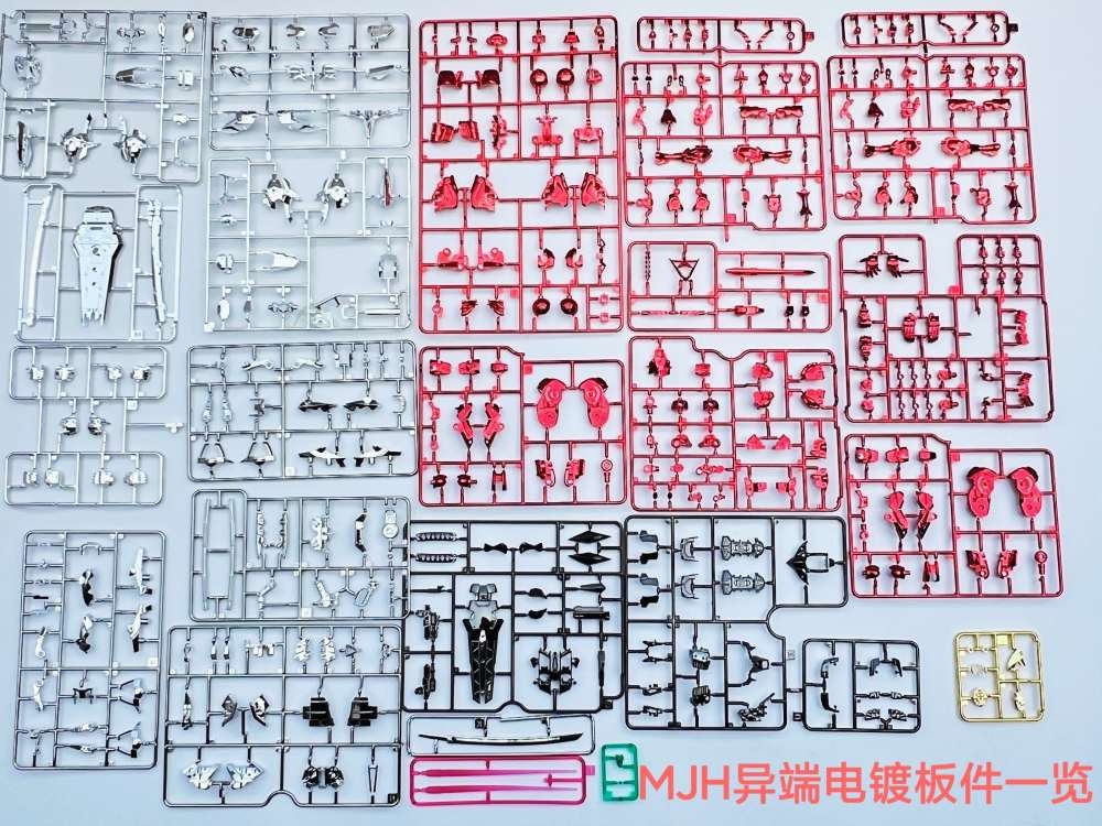 Mô hình lắp ráp MJH MG 1/100 Astray Red Frame HIRM style mạ điện metallic electroplate