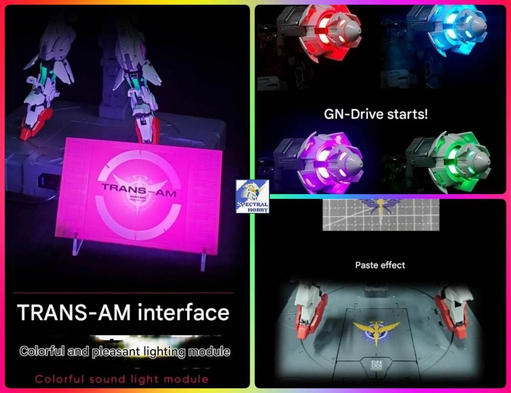 LED RGB Sound âm thanh cho PG 1/60 Exia gundam - U&A model