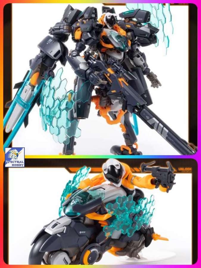 Mô hình Robot Build RB-14 Denki No. 9 AutoNine Seiji Nakara Armored Action Figure