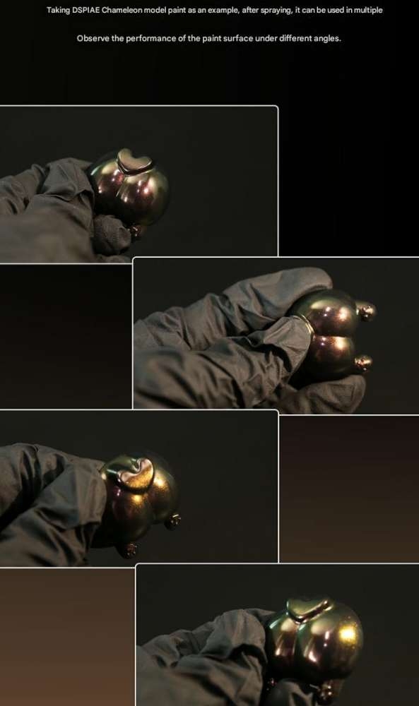 Dụng cụ DSPIAE Corgi Bullshit Plastic Coloring Paint Test Tryout PLD-01 thử kiểm màu sơn