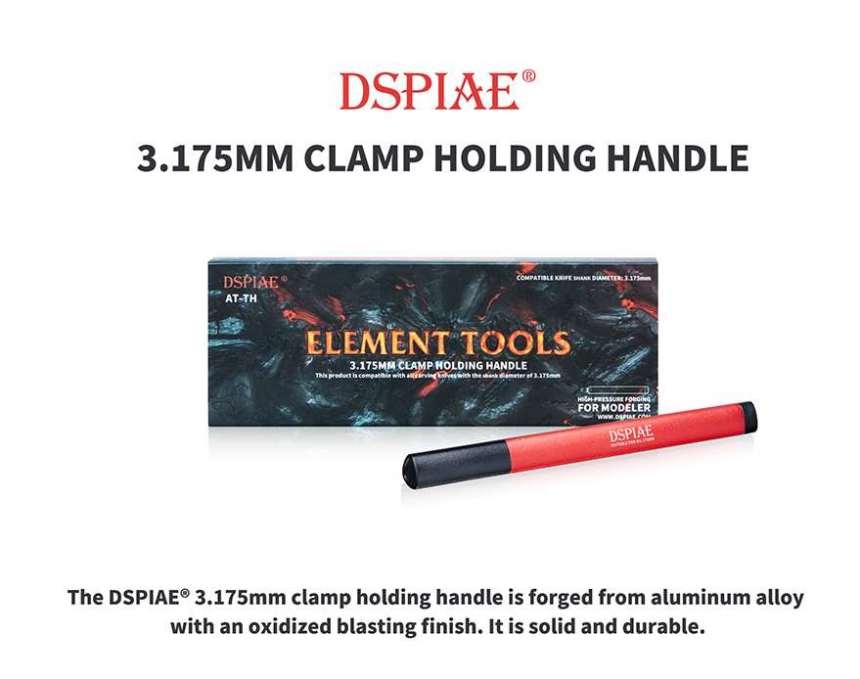 Dụng cụ mô hình Dspiae AT-TH Cán giữ mũi chisel khoan đa năng holder handle