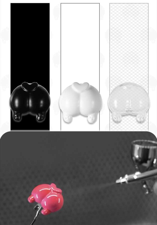 Dụng cụ DSPIAE Corgi Bullshit Plastic Coloring Paint Test Tryout PLD-01 thử kiểm màu sơn