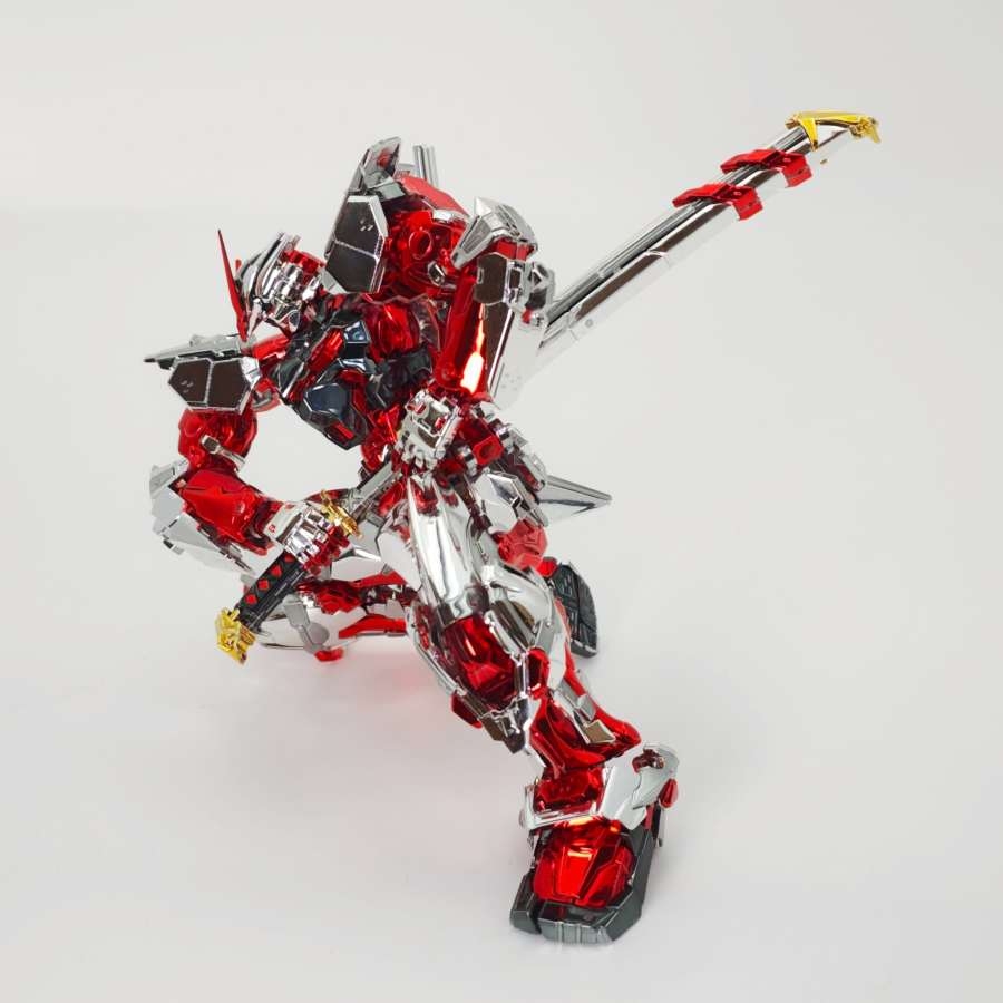 Mô hình lắp ráp MJH MG 1/100 Astray Red Frame HIRM style mạ điện metallic electroplate