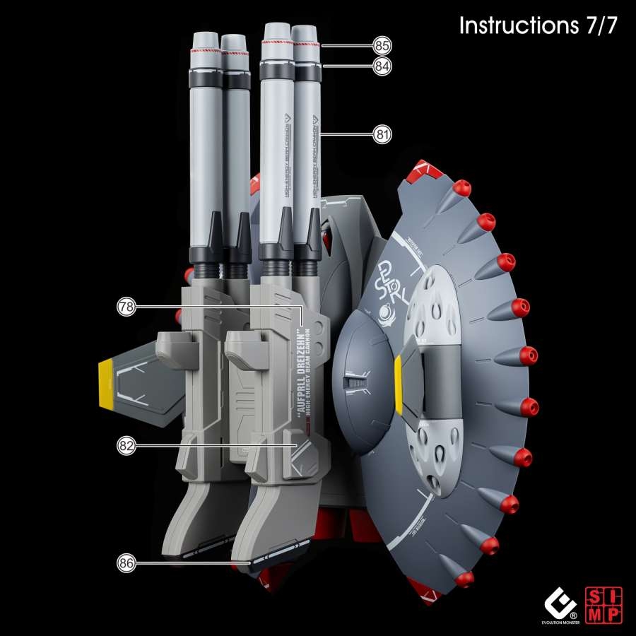 Decal nước dán mô hình Destroy gundam HG các loại water sticker