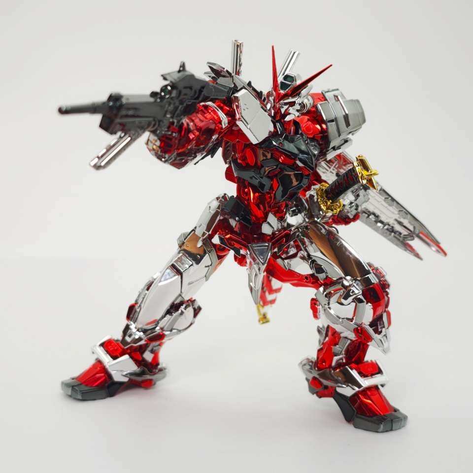 Mô hình lắp ráp MJH MG 1/100 Astray Red Frame HIRM style mạ điện metallic electroplate