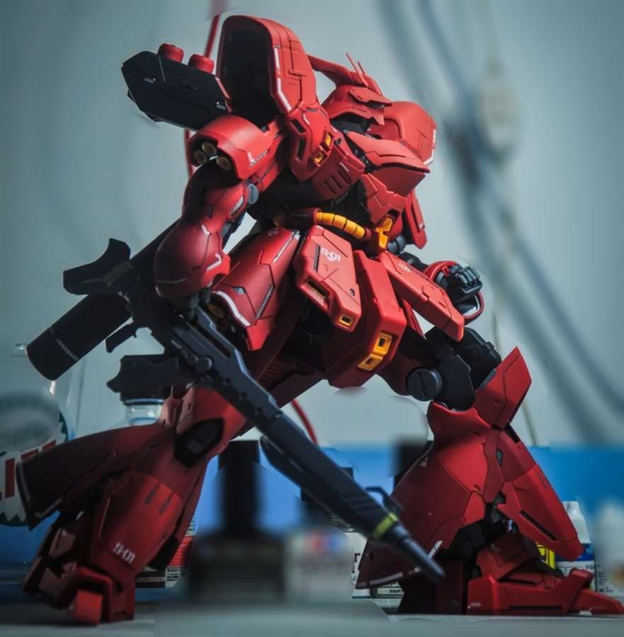 Mô hình lắp ráp MG 1/100 Sazabi ver KA 6631 / Clear red 6631A Daban