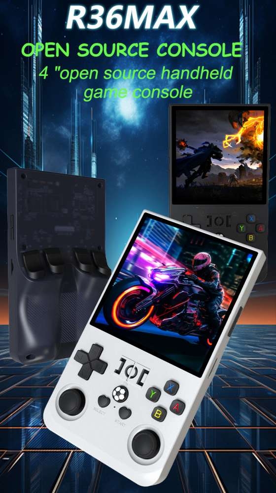 Máy chơi game R36 PRO MAX Retro Handheld Console 3.5 4.0 Inch Screen